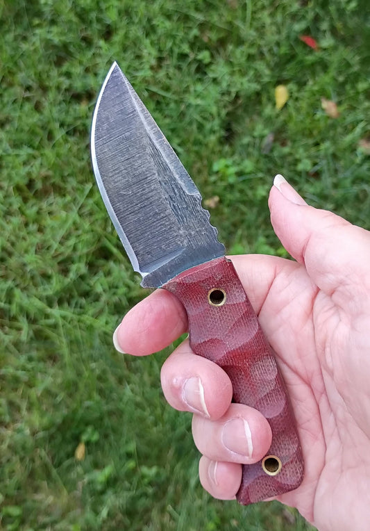Backup - In Stock (Dble Red Canvas Micarta)