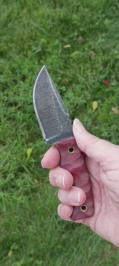 Backup - In Stock (Dble Red Canvas Micarta)