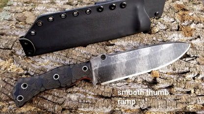 THE DOMINATOR - Choose from Thumb Ramp Jimping or Smooth Thumb Ramp w/Fwd Lanyard Hole